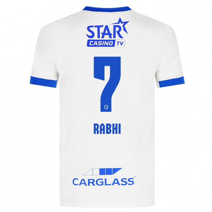 Danxen Criança Camisola Ayman Rabhi #7 Branco Azul Alternativa 2026/27 Camisa Brasil
