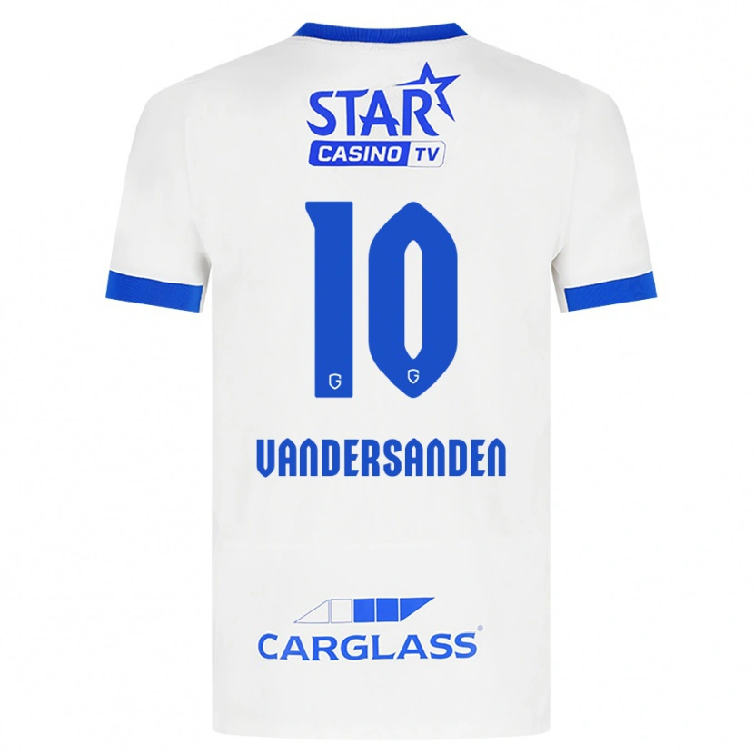 Danxen Criança Camisola Sien Vandersanden #10 Branco Azul Alternativa 2026/27 Camisa Brasil