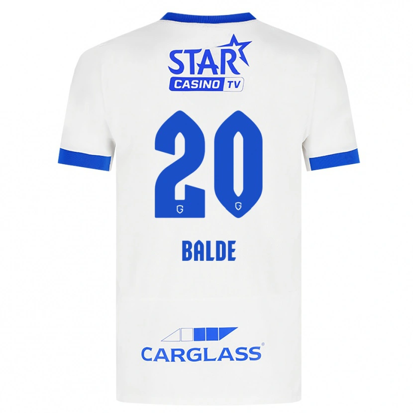 Danxen Criança Camisola Thierno Balde #20 Branco Azul Alternativa 2026/27 Camisa Brasil