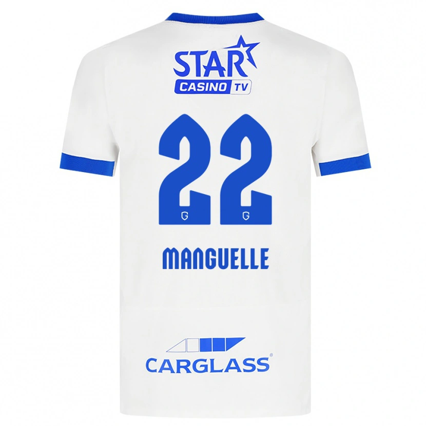 Danxen Criança Camisola Brad Manguelle #22 Branco Azul Alternativa 2026/27 Camisa Brasil