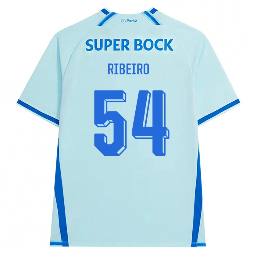 Danxen Criança Camisola António Ribeiro #54 Lightcyan Azul Terceiro 2026/27 Camisa Brasil