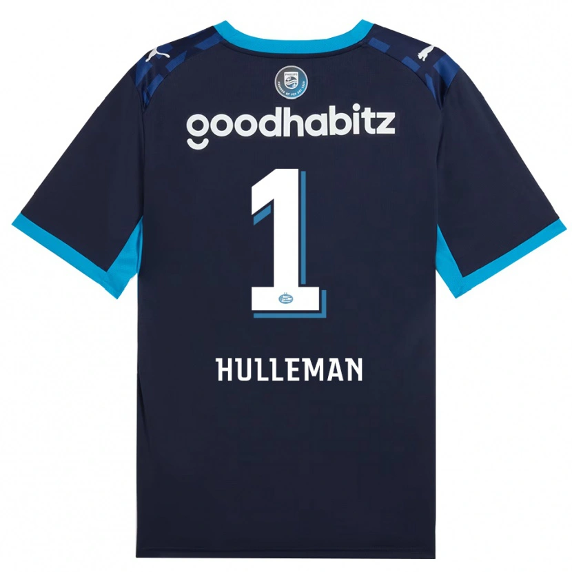 Danxen Criança Camisola Daan Hulleman #1 Dodgerblue Royalblue Terceiro 2026/27 Camisa Brasil