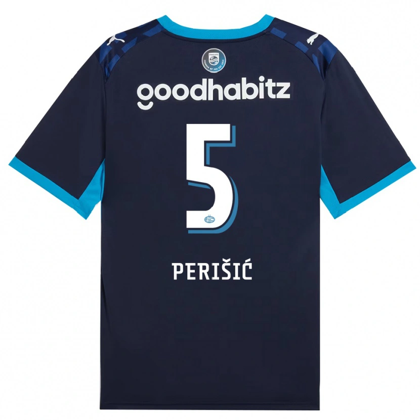 Danxen Criança Camisola Ivan Perišić #5 Dodgerblue Royalblue Terceiro 2026/27 Camisa Brasil