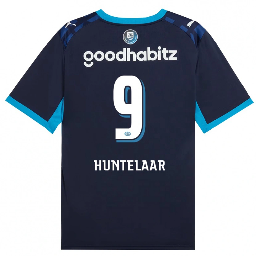 Danxen Criança Camisola Seb Huntelaar #9 Dodgerblue Royalblue Terceiro 2026/27 Camisa Brasil