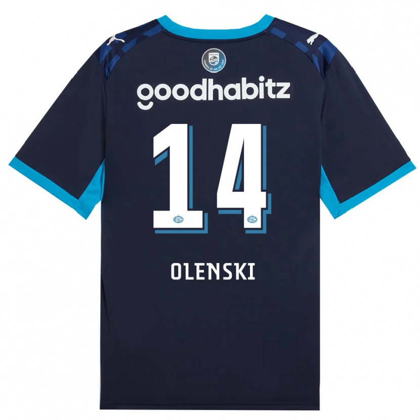Danxen Criança Camisola Rayjen Olenski #14 Dodgerblue Royalblue Terceiro 2026/27 Camisa Brasil