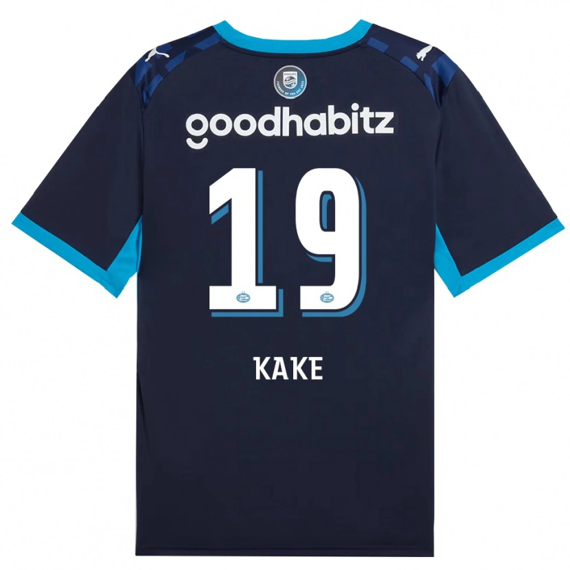 Danxen Criança Camisola Souhel Kake #19 Dodgerblue Royalblue Terceiro 2026/27 Camisa Brasil