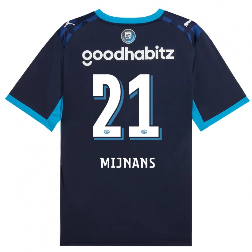 Danxen Criança Camisola Sven Mijnans #21 Dodgerblue Royalblue Terceiro 2026/27 Camisa Brasil