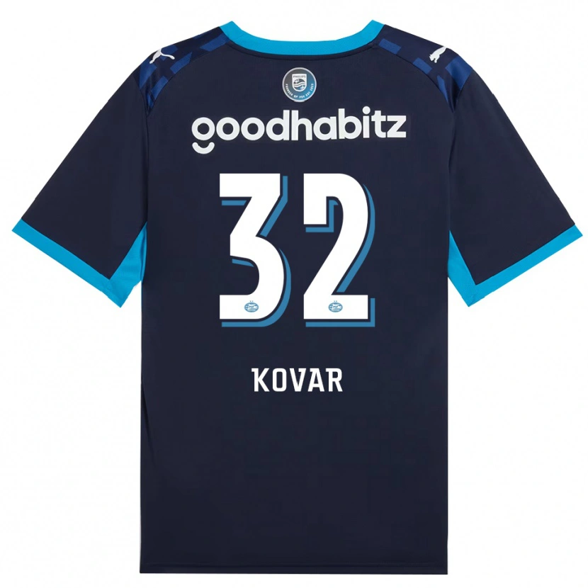 Danxen Criança Camisola Matej Kovar #32 Dodgerblue Royalblue Terceiro 2026/27 Camisa Brasil