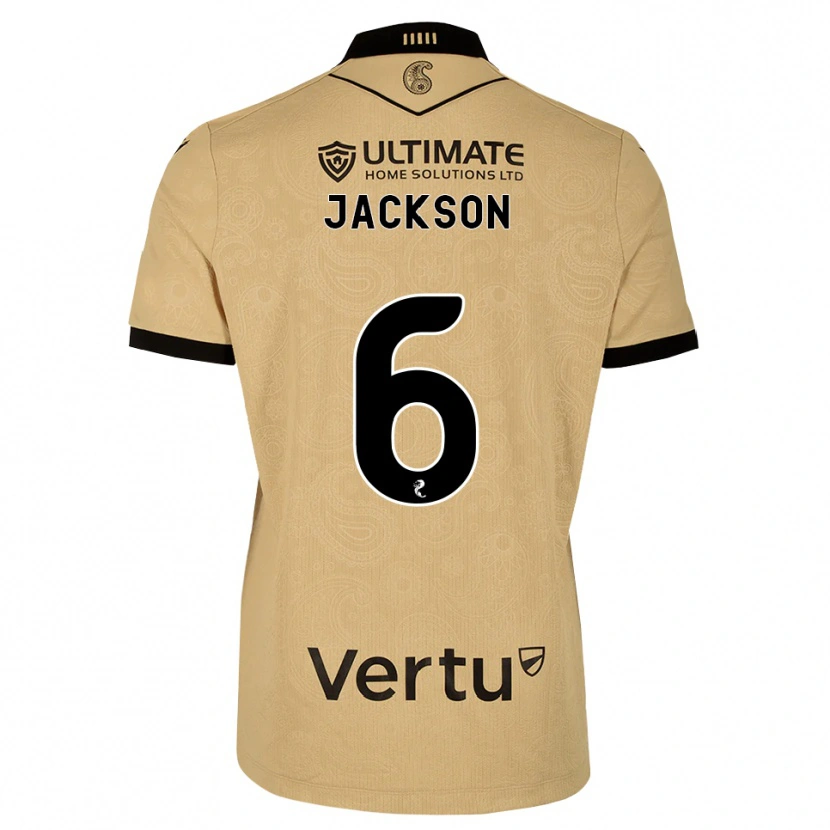 Danxen Criança Camisola Louis Jackson #6 Madeira Queimada Preto Alternativa 2026/27 Camisa Brasil