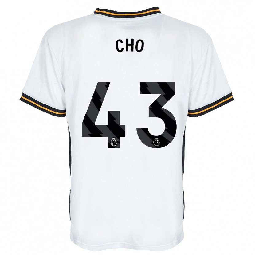 Danxen Criança Camisola Mohamed-Ali Cho #43 Branco Laranja Preto Alternativa 2026/27 Camisa Brasil
