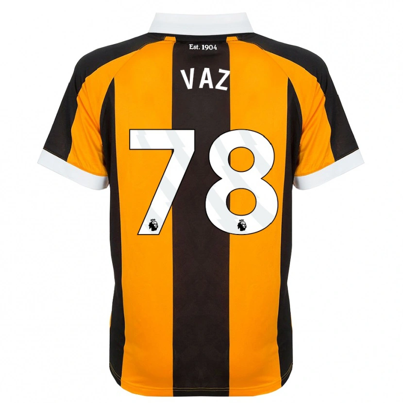 Danxen Criança Camisola Robinio Vaz #78 Laranja Preto Branco Principal 2026/27 Camisa Brasil