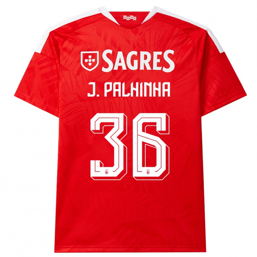 Danxen Criança Camisola João Palhinha #36 Vermelho Branco Amarelo Principal 2026/27 Camisa Brasil