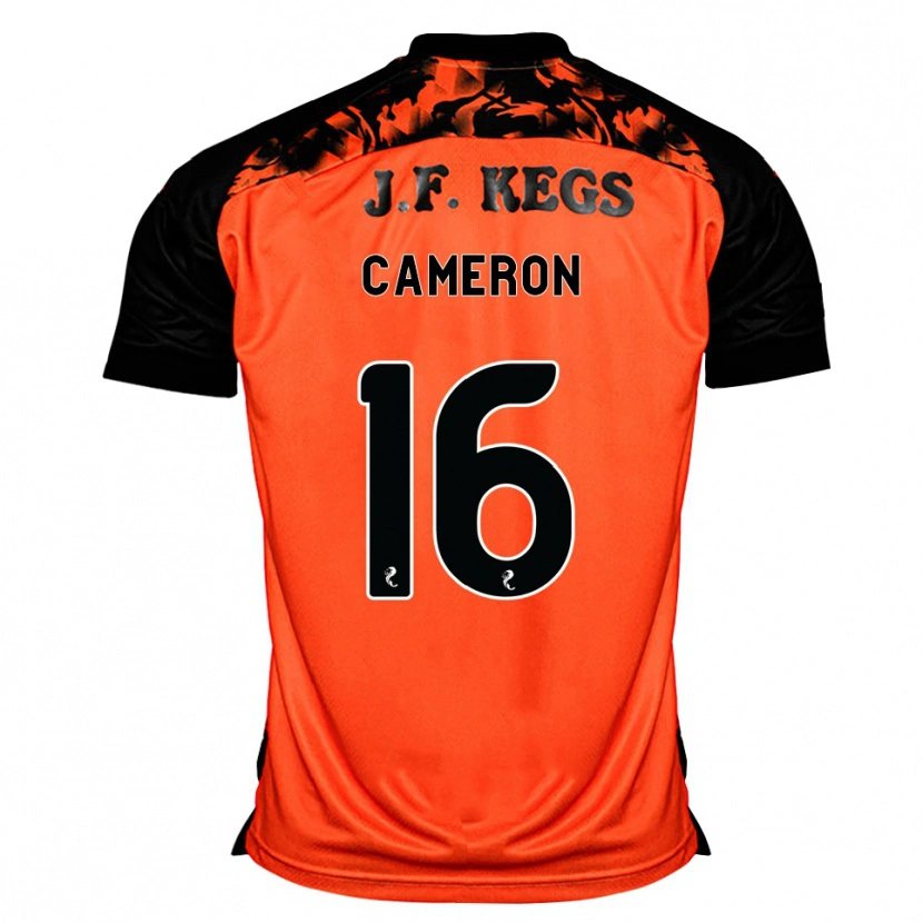 Danxen Homem Camisola Lyall Cameron #16 Laranja Preto Branco Principal 2026/27 Camisa Brasil