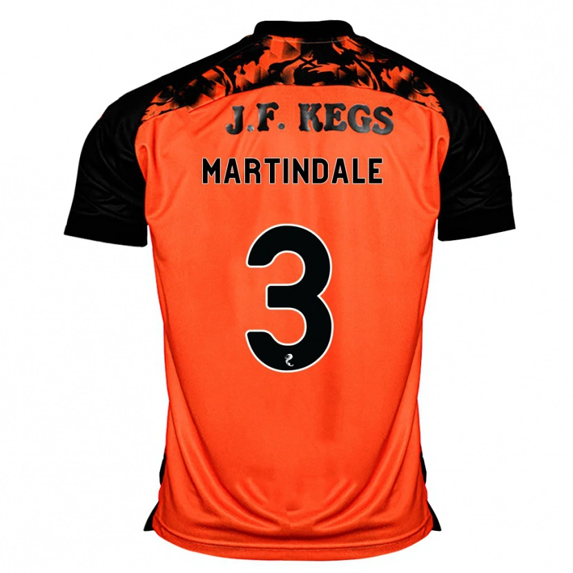 Danxen Homem Camisola Amilie Martindale #3 Laranja Preto Branco Principal 2026/27 Camisa Brasil