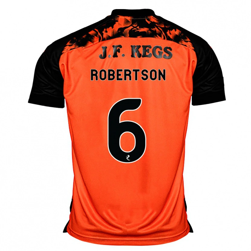 Danxen Homem Camisola Ashley Robertson #6 Laranja Preto Branco Principal 2026/27 Camisa Brasil