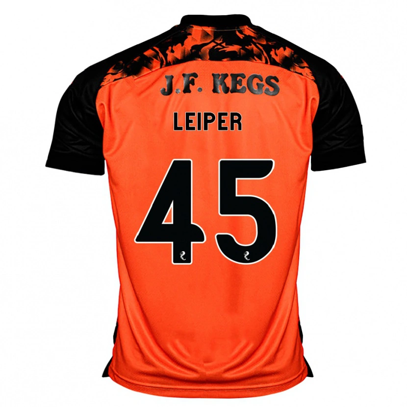Danxen Homem Camisola Cohen Leiper #45 Laranja Preto Branco Principal 2026/27 Camisa Brasil