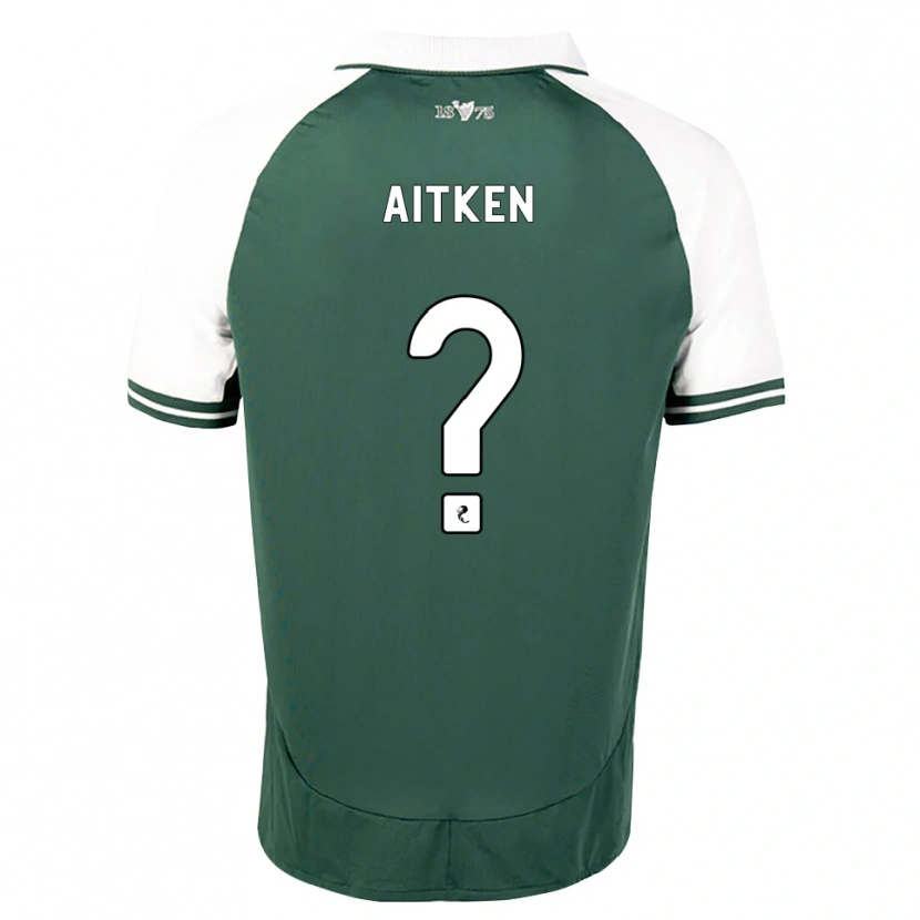 Danxen Homem Camisola Conor Aitken #0 Verde Mar Branco Principal 2026/27 Camisa Brasil