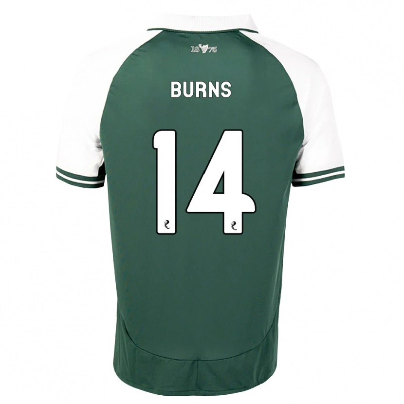 Danxen Homem Camisola Alisdair Burns #14 Verde Mar Branco Principal 2026/27 Camisa Brasil