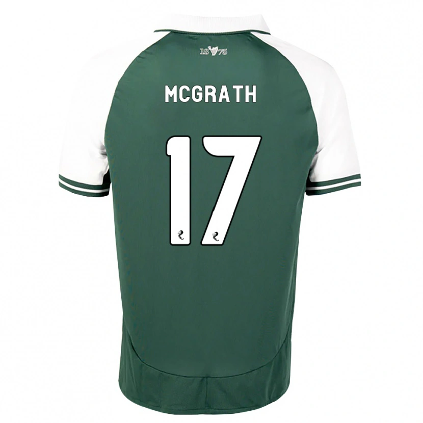 Danxen Homem Camisola Jamie Mcgrath #17 Verde Mar Branco Principal 2026/27 Camisa Brasil