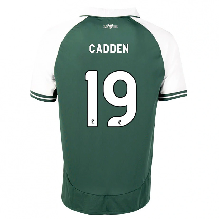Danxen Homem Camisola Nicky Cadden #19 Verde Mar Branco Principal 2026/27 Camisa Brasil