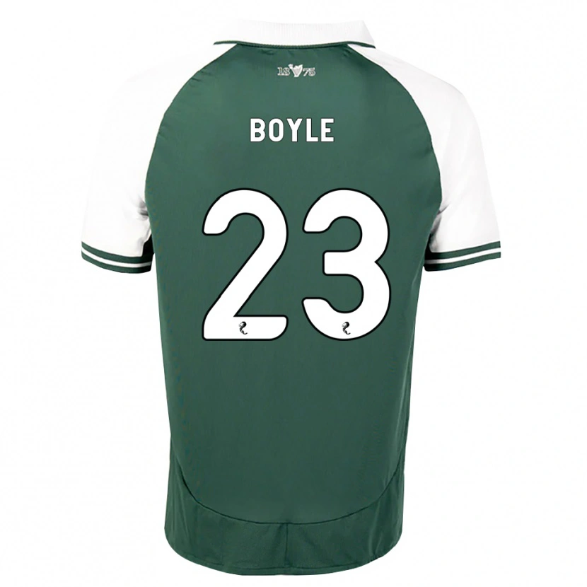 Danxen Homem Camisola Rachael Boyle #23 Verde Mar Branco Principal 2026/27 Camisa Brasil