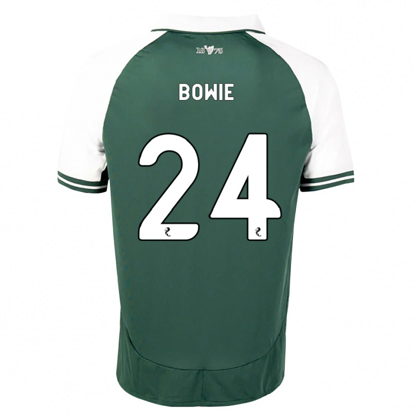 Danxen Homem Camisola Tegan Bowie #24 Verde Mar Branco Principal 2026/27 Camisa Brasil