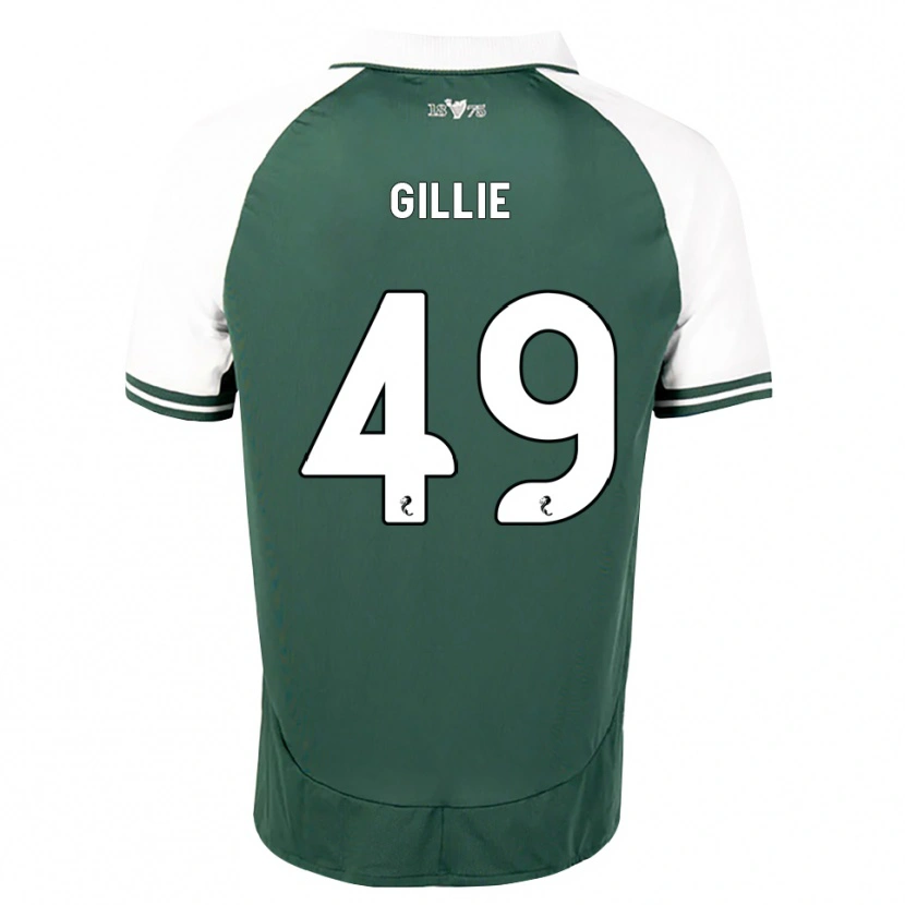 Danxen Homem Camisola Lewis Gillie #49 Verde Mar Branco Principal 2026/27 Camisa Brasil