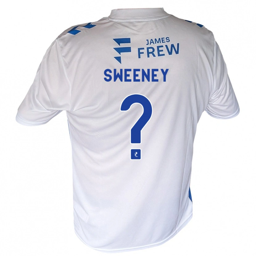 Danxen Homem Camisola Connor Sweeney #0 Azul Real Branco Principal 2026/27 Camisa Brasil