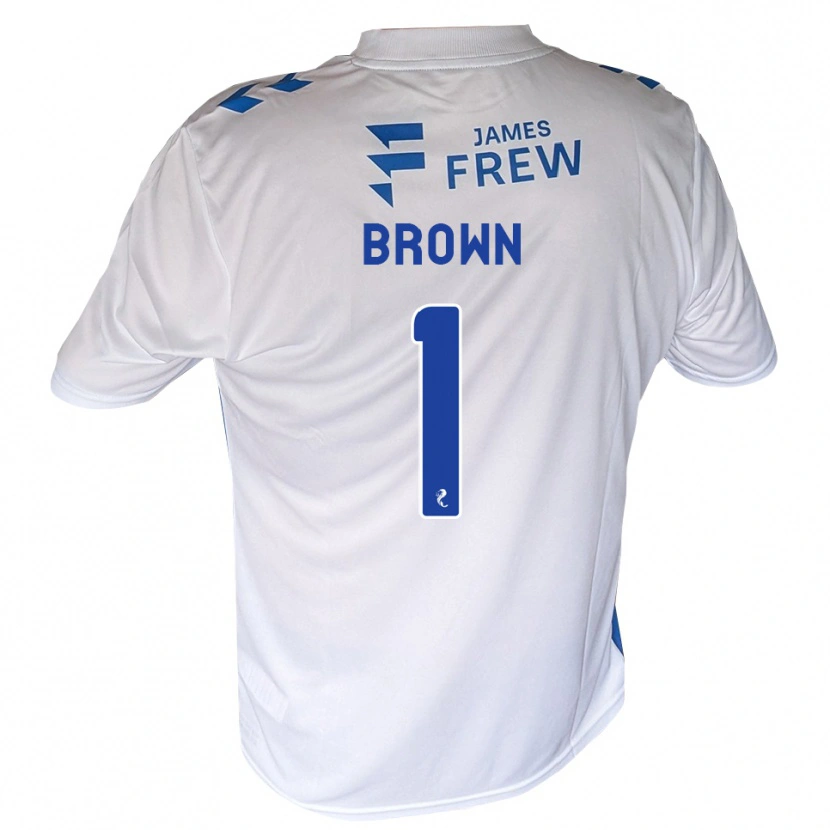 Danxen Homem Camisola Dylan Brown #1 Azul Real Branco Principal 2026/27 Camisa Brasil