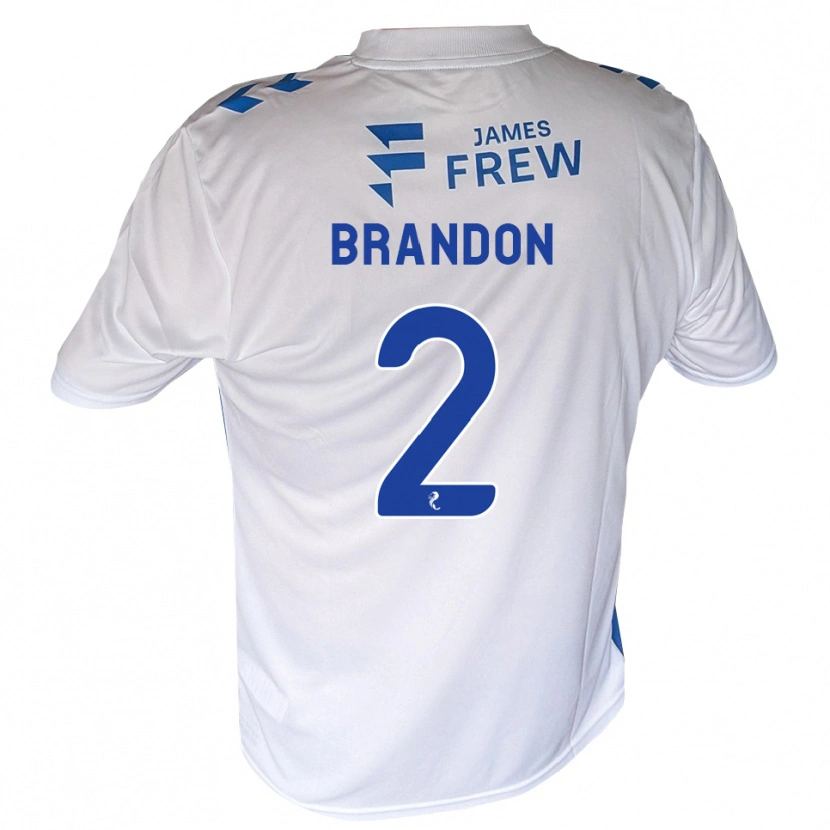 Danxen Homem Camisola Jamie Brandon #2 Azul Real Branco Principal 2026/27 Camisa Brasil