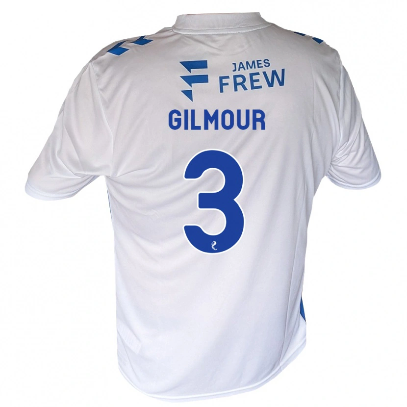 Danxen Homem Camisola Josh Gilmour #3 Azul Real Branco Principal 2026/27 Camisa Brasil