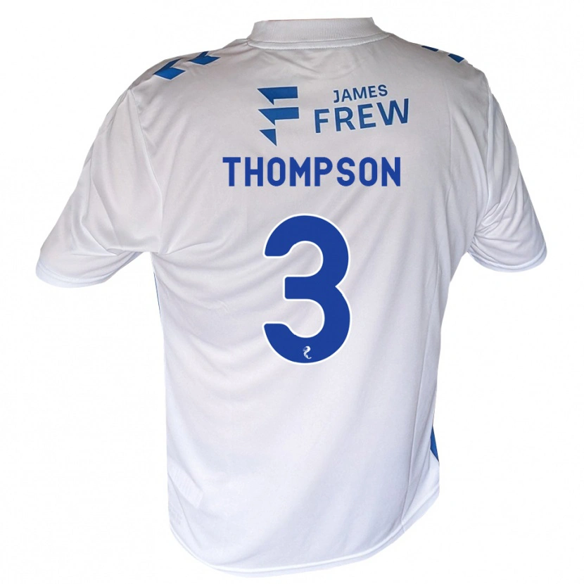 Danxen Homem Camisola Dominic Thompson #3 Azul Real Branco Principal 2026/27 Camisa Brasil