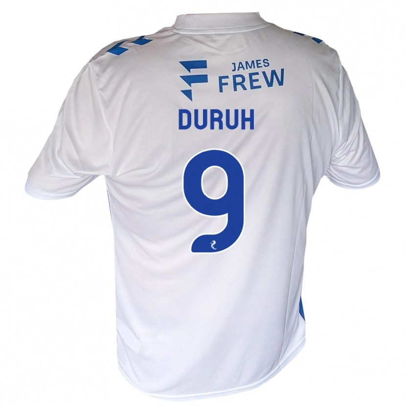Danxen Homem Camisola Samuel Duruh #9 Azul Real Branco Principal 2026/27 Camisa Brasil