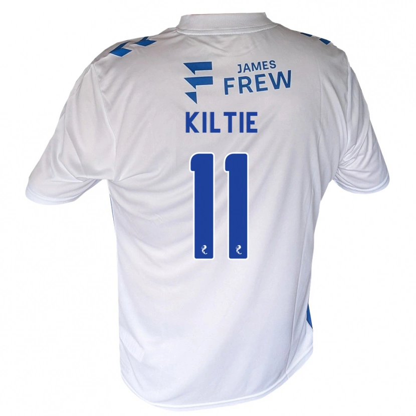 Danxen Homem Camisola Greg Kiltie #11 Azul Real Branco Principal 2026/27 Camisa Brasil