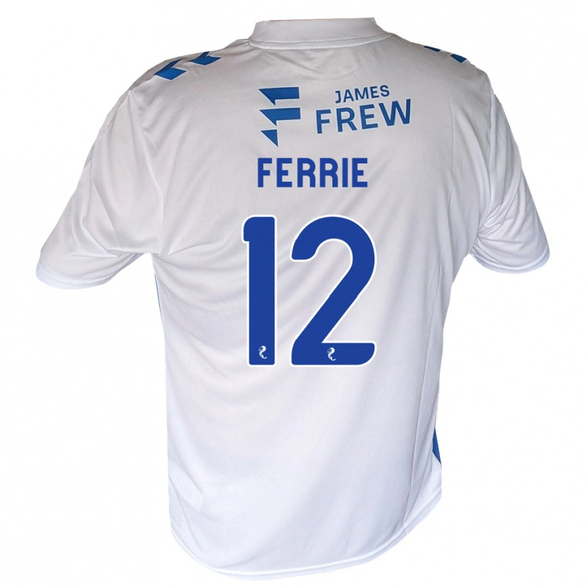 Danxen Homem Camisola Calum Ferrie #12 Azul Real Branco Principal 2026/27 Camisa Brasil