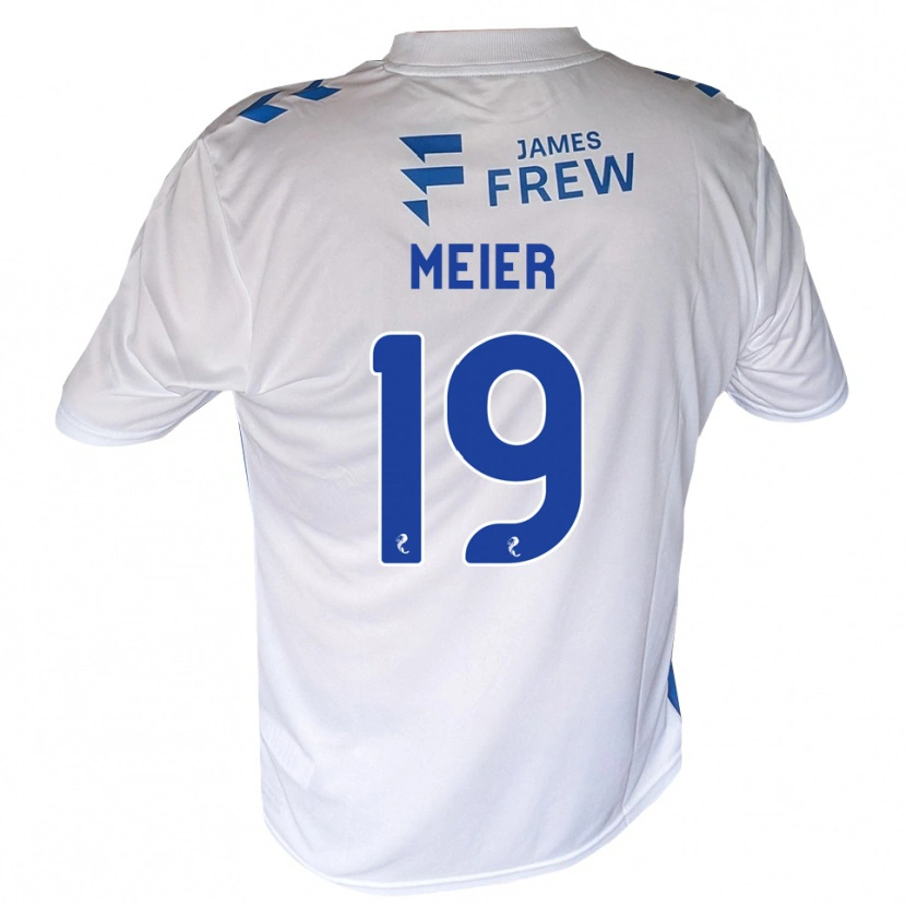 Danxen Homem Camisola Jonathan Meier #19 Azul Real Branco Principal 2026/27 Camisa Brasil