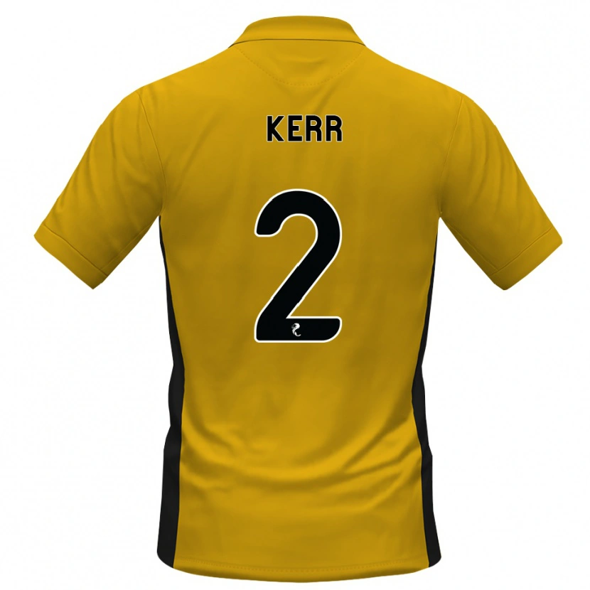 Danxen Homem Camisola Cammy Kerr #2 Laranja Preto Principal 2026/27 Camisa Brasil