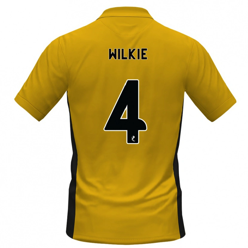 Danxen Homem Camisola Jack Wilkie #4 Laranja Preto Principal 2026/27 Camisa Brasil