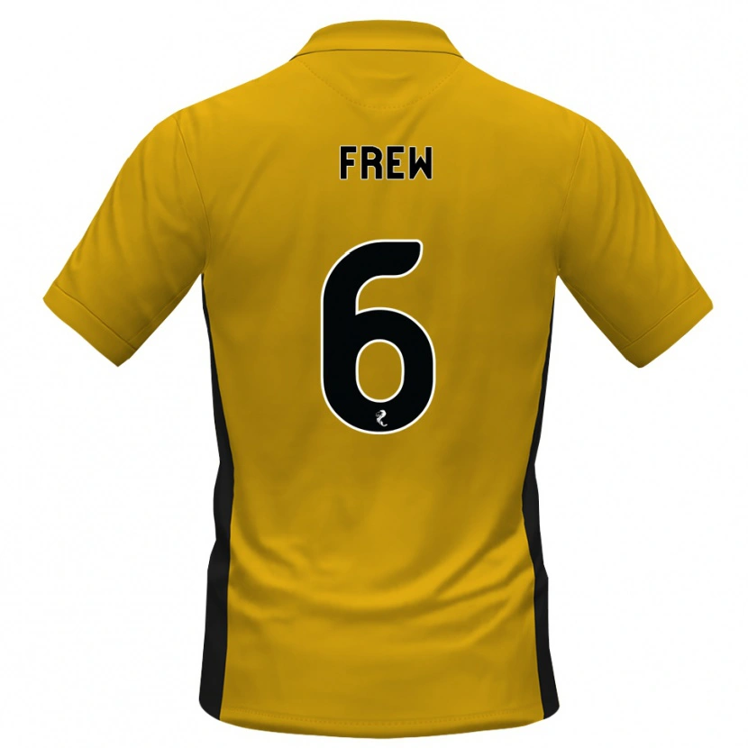 Danxen Homem Camisola Natasha Frew #6 Laranja Preto Principal 2026/27 Camisa Brasil