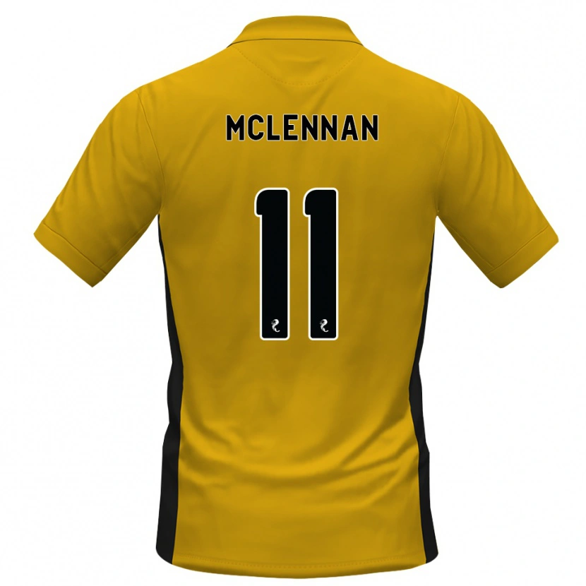 Danxen Homem Camisola Connor Mclennan #11 Laranja Preto Principal 2026/27 Camisa Brasil