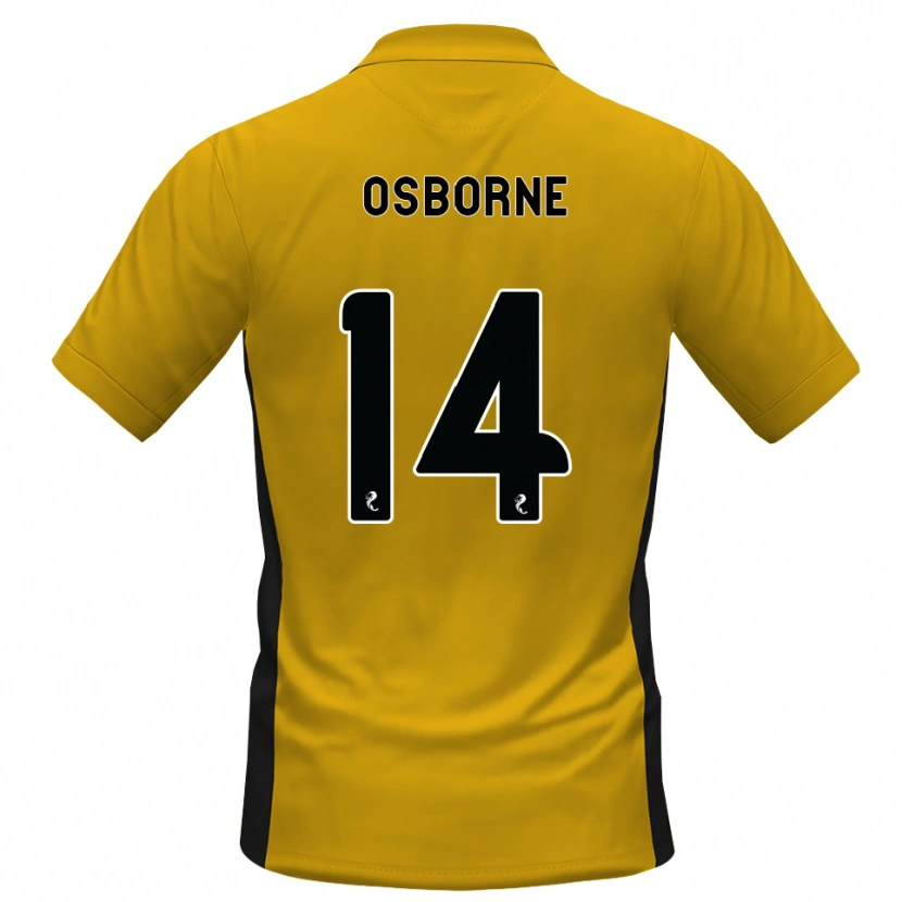 Danxen Homem Camisola Ellie Osborne #14 Laranja Preto Principal 2026/27 Camisa Brasil