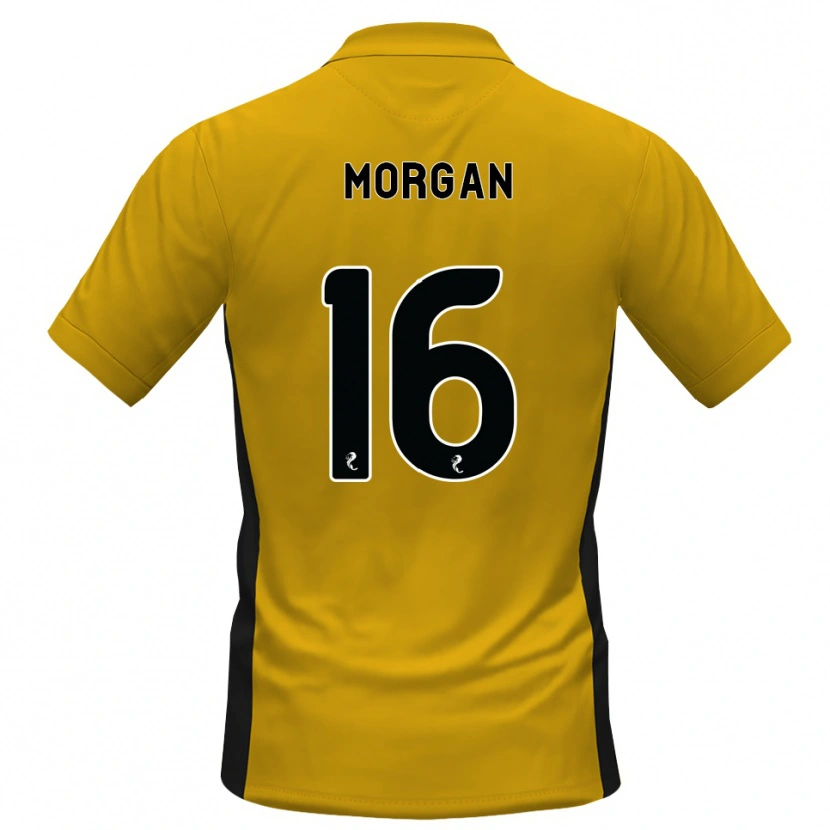 Danxen Homem Camisola Briony Morgan #16 Laranja Preto Principal 2026/27 Camisa Brasil