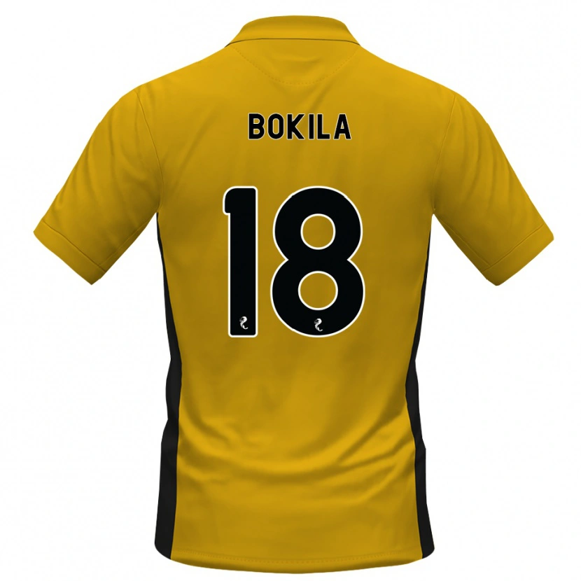 Danxen Homem Camisola Jeremy Bokila #18 Laranja Preto Principal 2026/27 Camisa Brasil
