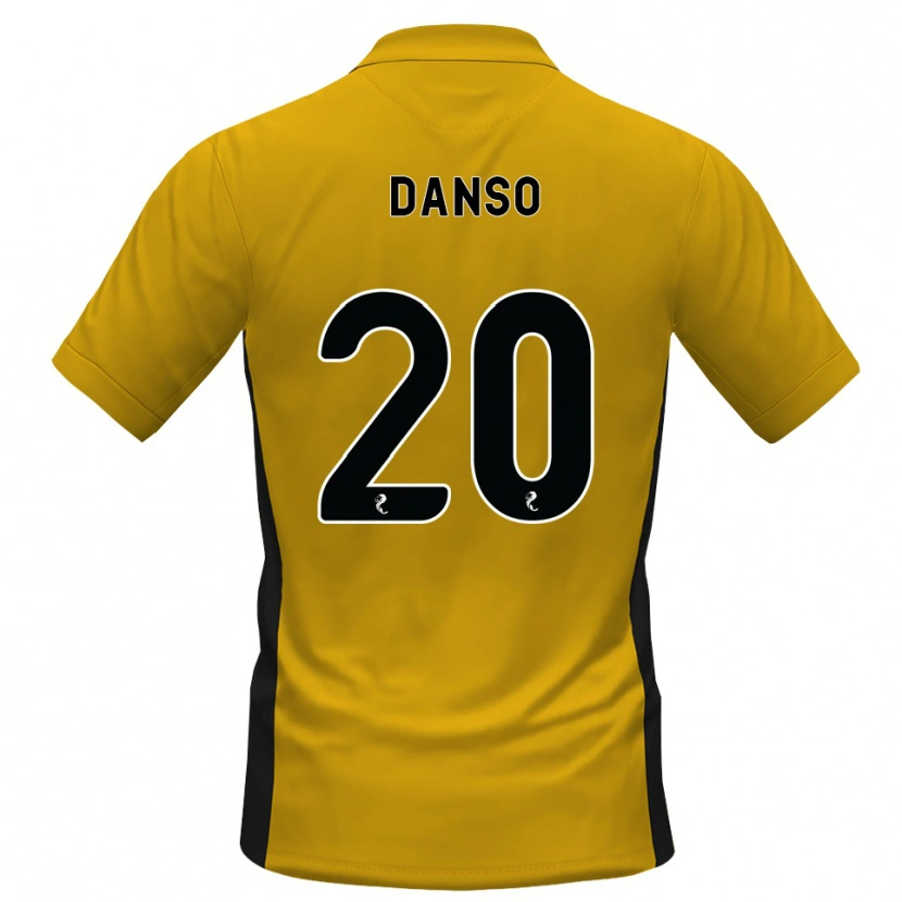 Danxen Homem Camisola Emmanuel Danso #20 Laranja Preto Principal 2026/27 Camisa Brasil