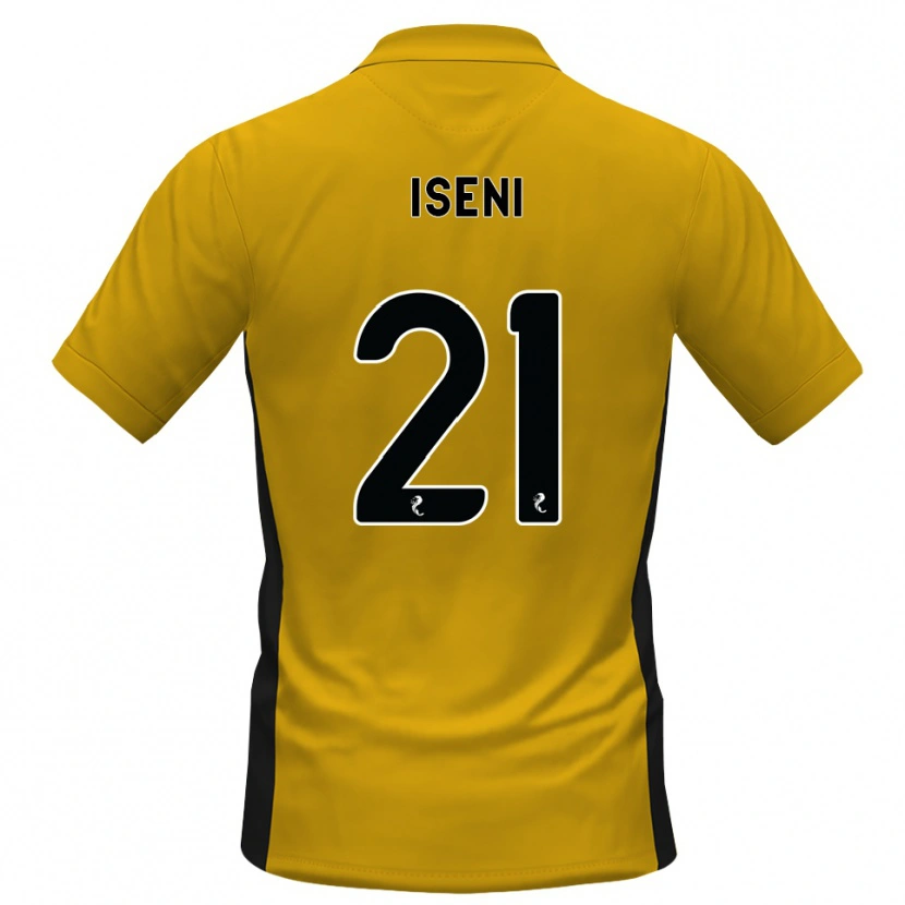 Danxen Homem Camisola Besir Iseni #21 Laranja Preto Principal 2026/27 Camisa Brasil