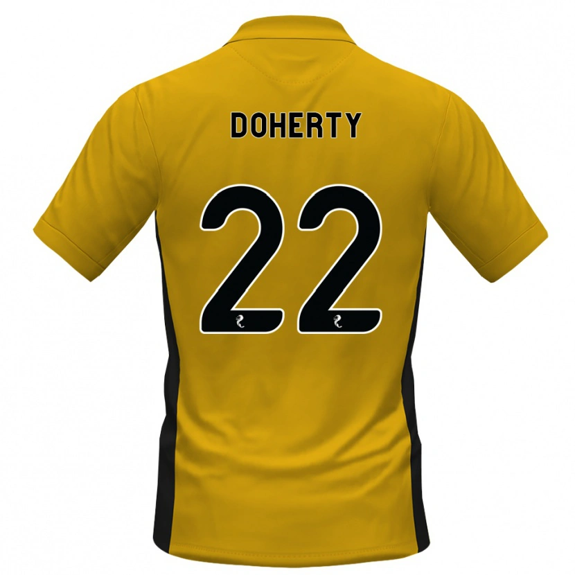 Danxen Homem Camisola Jordan Doherty #22 Laranja Preto Principal 2026/27 Camisa Brasil