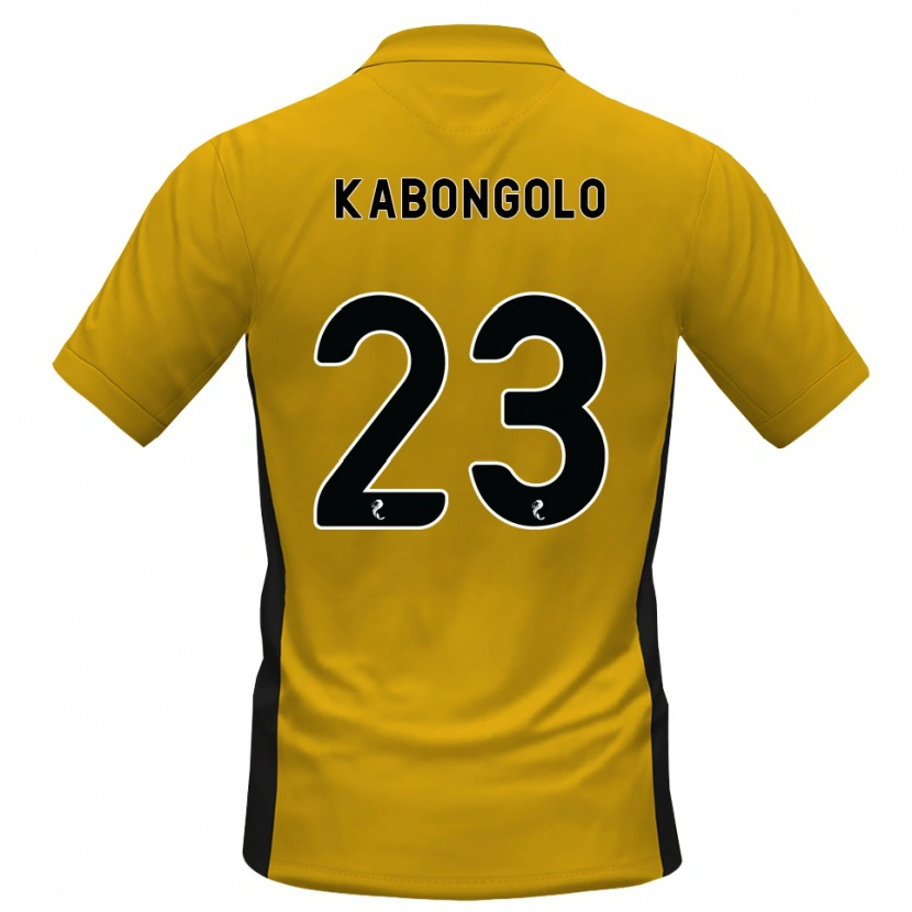 Danxen Homem Camisola Brooklyn Kabongolo #23 Laranja Preto Principal 2026/27 Camisa Brasil