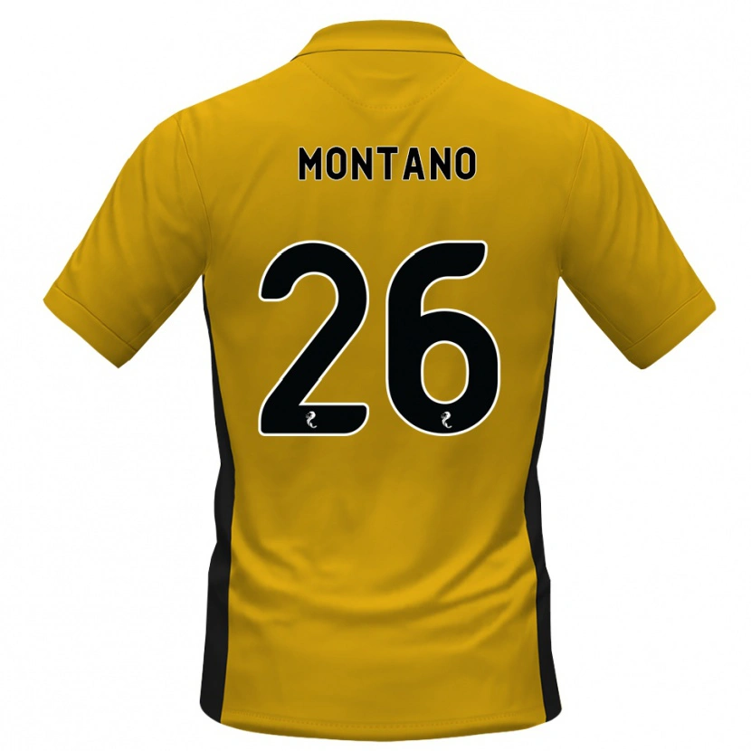 Danxen Homem Camisola Cristian Montano #26 Laranja Preto Principal 2026/27 Camisa Brasil