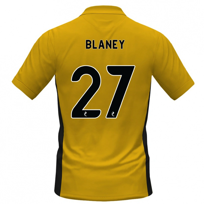 Danxen Homem Camisola Shane Blaney #27 Laranja Preto Principal 2026/27 Camisa Brasil