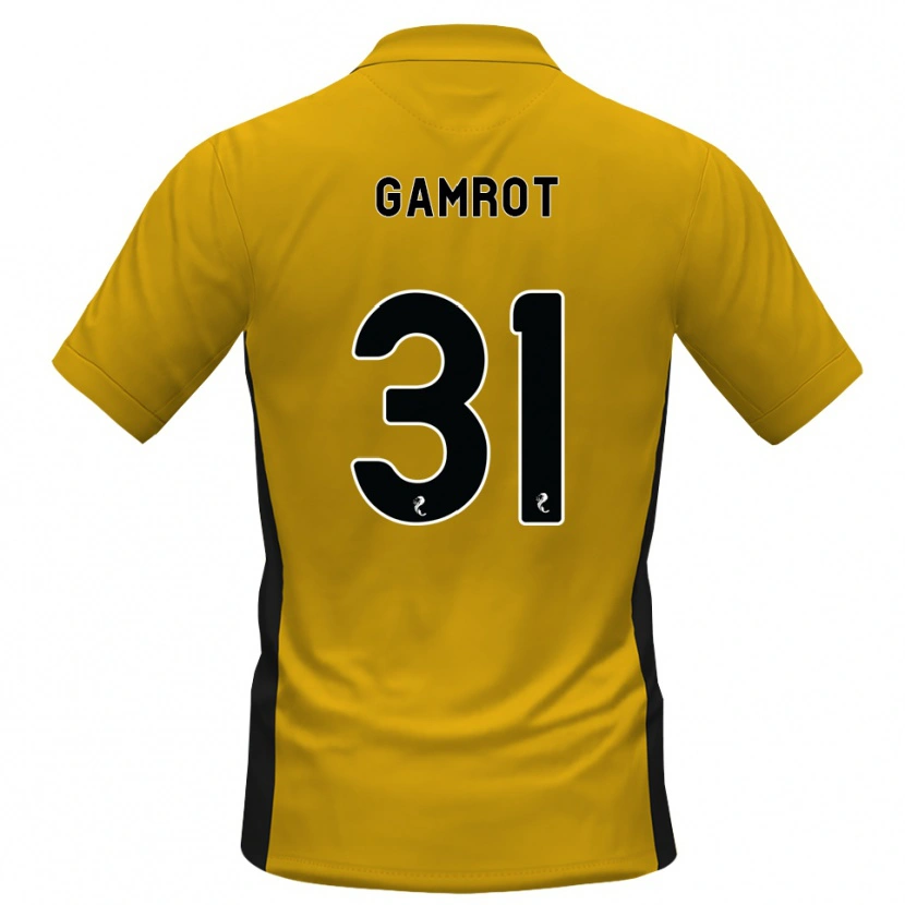 Danxen Homem Camisola Schenai Gamrot #31 Laranja Preto Principal 2026/27 Camisa Brasil